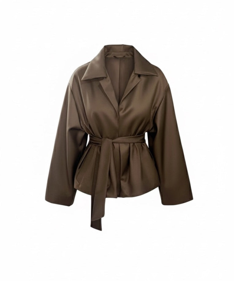 Mocha Wrap Jacket