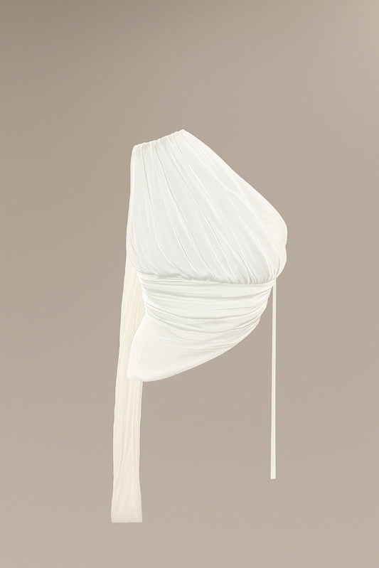 Ivory wrap top
